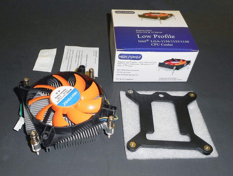 HIGH POWERÂ® LGA-115x-mITX 1U Low-Profile Quiet 80mm Intel LGA 1150 1151 1155 1156 CPU Cooling Fan Mini ITX Micro ATX mITX PC i5 i7 Processor Cooler - Image 3